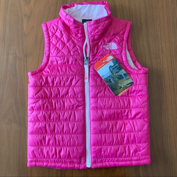 The North Face Other - NWT North Face pink down puffer vest size 4T